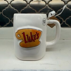 NWT Rae Dunn Gilmore Girls Luke's Diner Logo "Coffee Coffee Coffee" Mug